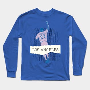 Kirk Gibson Los Angeles Baseball Minimalist Long Sleeve T-Shirt